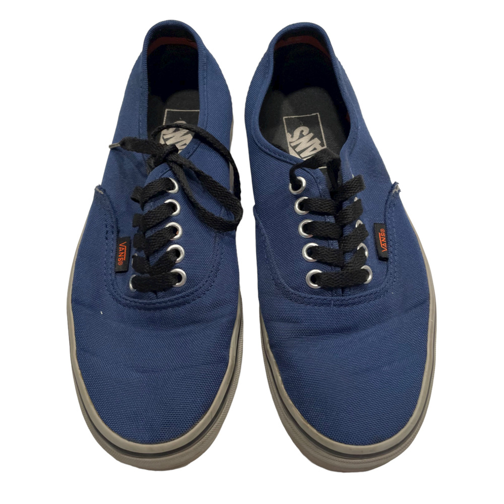 Vans Men's Size‎ 7 Women's 8.5 Blue Low-Top Sneakers Lace Up Canvas Skate Shoes